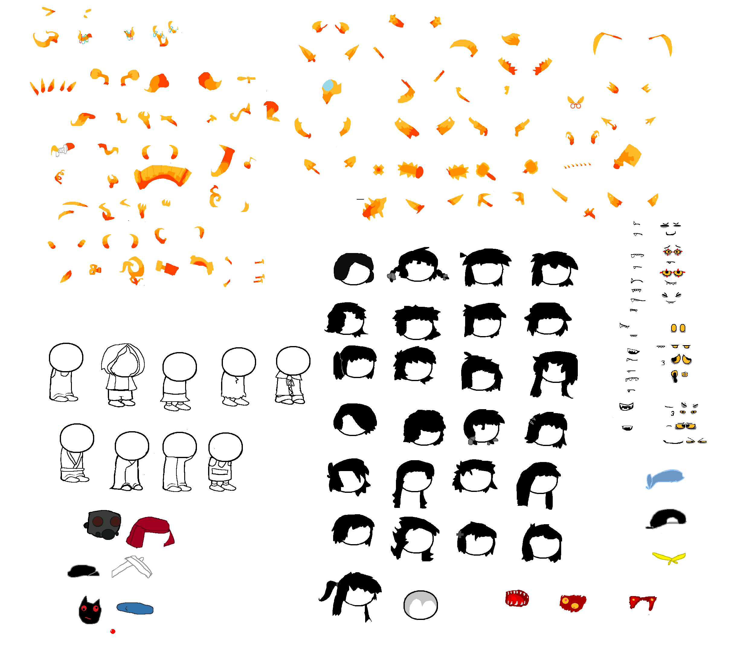 base de sprites de píxeles homestuck