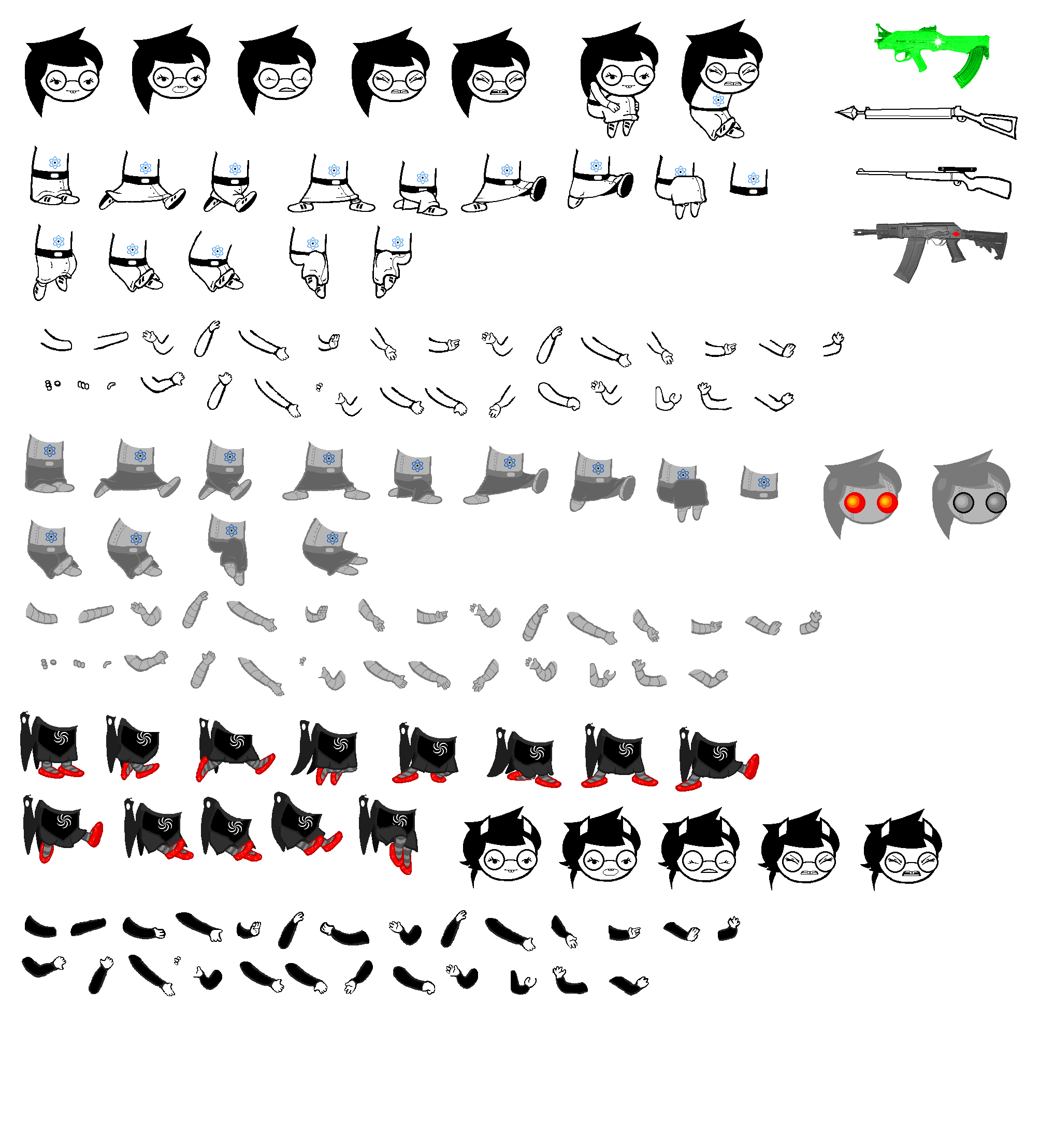 homestuck sprite master sheet